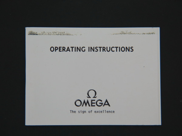 Omega - Operating Instructions Booklet for cal. 1424/1438/1538