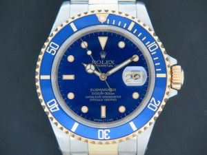 Rolex Submariner Date Gold/Steel 16613  Purple Dial