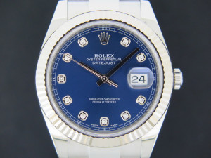 Rolex Datejust 41 Blue Diamond Dial 126334