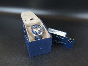 Breitling Super Chronomat B01 44 Blue Dial AB0136 NEW