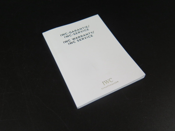 IWC - Warranty Booklet