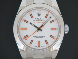 Rolex Milgauss 116400 White Dial