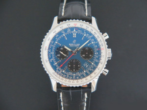 Breitling Navitimer 1 B01 Chronograph Blue Dial NEW AB0121211C1P1