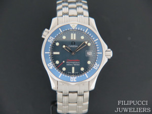 Omega Seamaster 300M Mid-Size Blue Dial Quartz 22238000