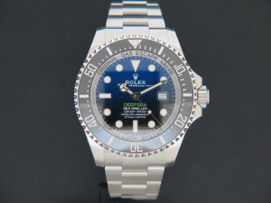 Rolex Sea-Dweller Deepsea D-Blue James Cameron 126660 NEW FULL STICKERS