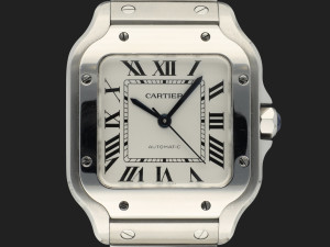 Cartier Santos Medium Steel Roman Dial WSSA0029