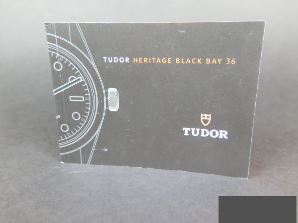 Tudor - Heritage Black Bay 36 Booklet Spanish 2016