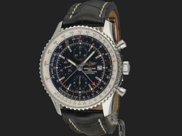 Breitling - Navitimer World GMT Black Dial A24322