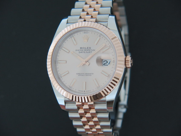 Rolex - Datejust 41 Everosegold/Steel Sundust Dial 126331 NEW