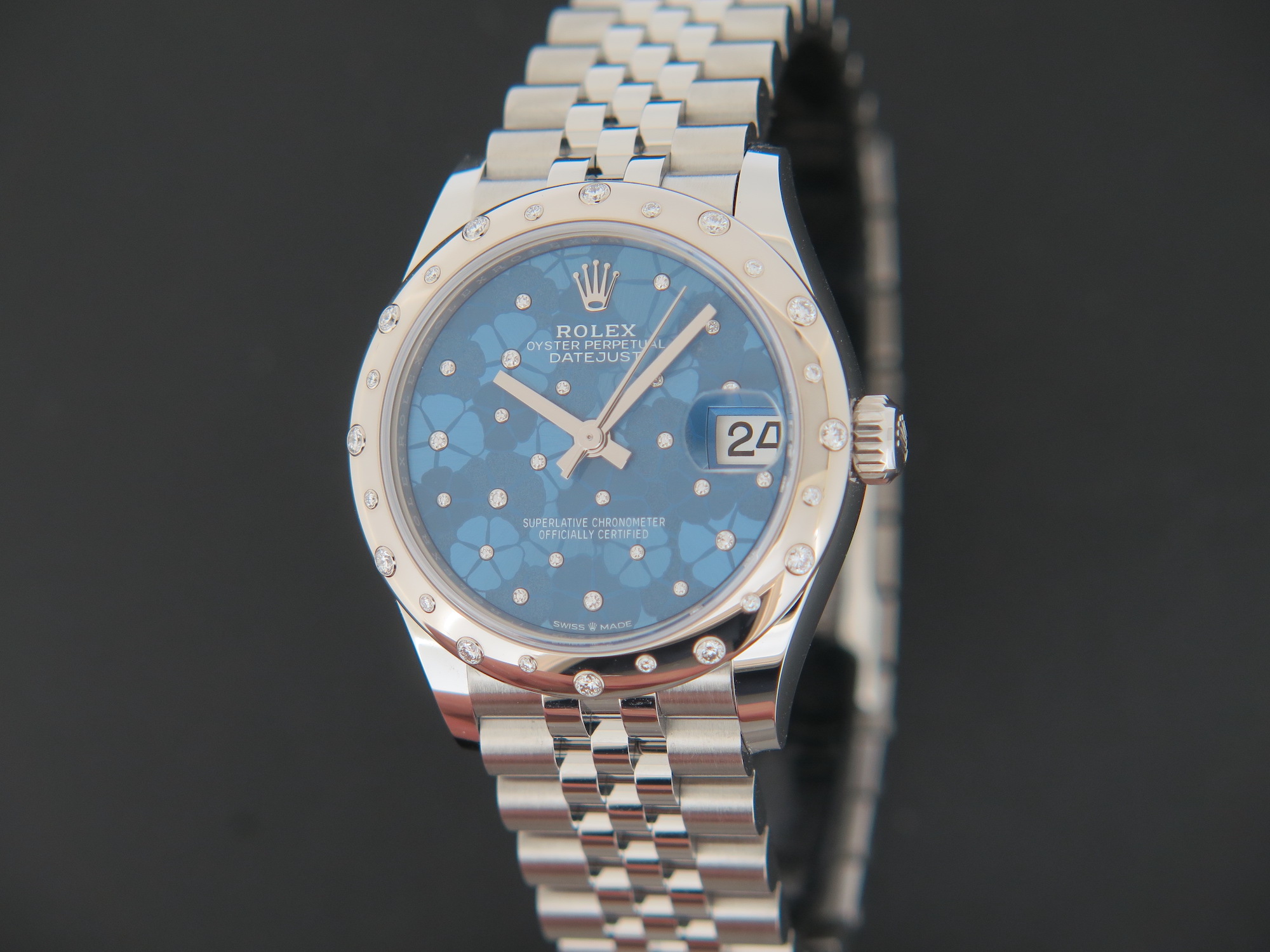 Rolex Datejust 31 Azzurro Floral Diamond Dial 278344RBR