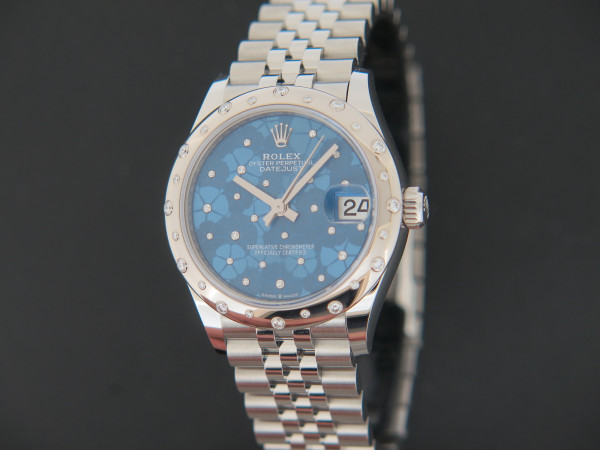 Rolex - Datejust 31 Azzurro Floral Diamond Dial 278344RBR