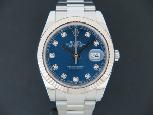 Rolex Datejust 41 Blue Diamond Dial 126334