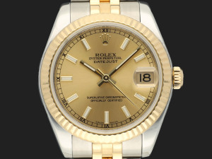 Rolex Datejust 31 Gold/Steel Champagne Dial 178273