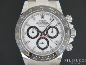 Rolex Daytona 116500LN  White Dial  NEW