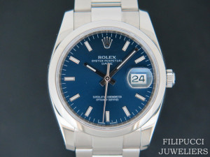 Rolex Date Blue Dial 115200
