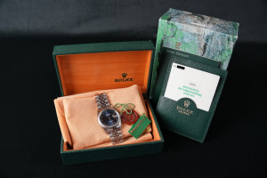 Rolex Datejust 36 Blue Roman Dial 16234
