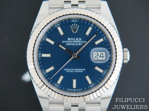 Rolex Datejust 41 Blue Dial 126334 NEW