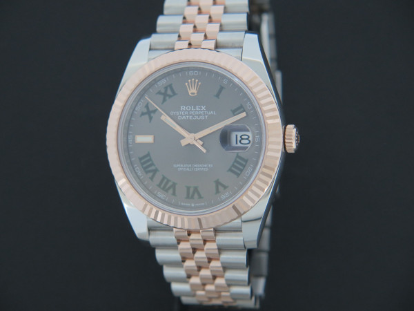 Rolex - Datejust 41 Everosegold/Steel Slate Roman Dial 126331