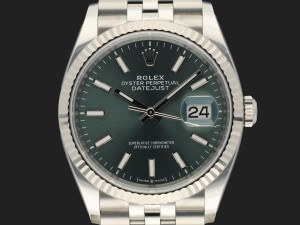 Rolex Datejust 36 Mint Green Dial 126234 NEW