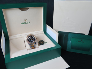 Rolex Sky-Dweller Gold/Steel Black 326933