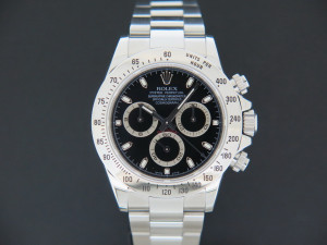 Rolex Daytona Black Dial 116520  M-Serial Unpolished