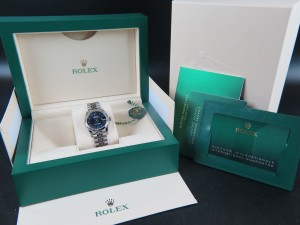 Rolex Datejust 31 Blue Roman Dial 278240 99% NEW