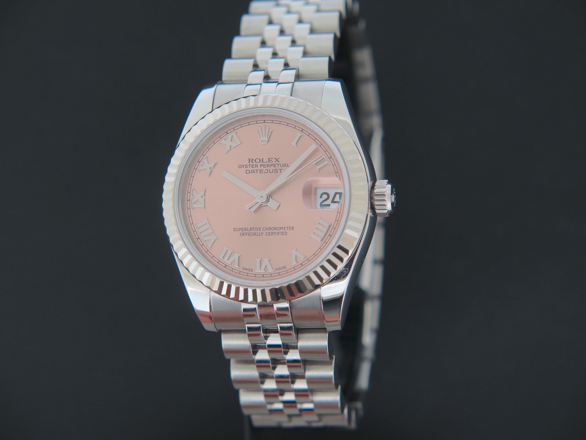 Rolex Datejust 31 Pink Roman Dial 178274