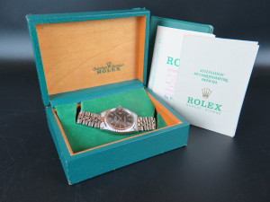 Rolex Datejust 1603 Grey Dial Punched Papers