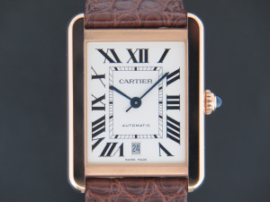 Cartier Tank Solo XL Automatic Rose Gold W5200026 NEW