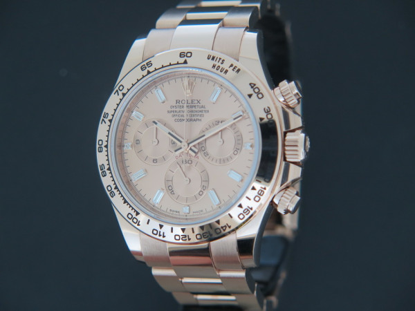 Rolex - Daytona Everose 116505 Sundust Baguette Dial