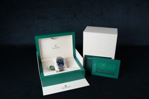 Rolex Oyster Perpetual 41 Blue Dial 124300 