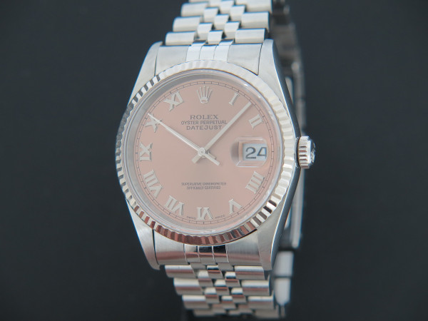 Rolex - Datejust Pink Roman Dial 16234
