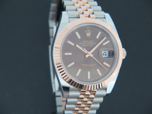 Rolex Datejust 41 Everose/Steel Choco Dial 126331 