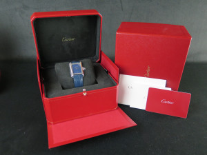 Cartier Tank Must Large Blue Dial WSTA0055