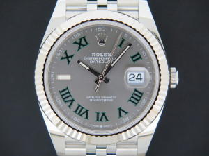 Rolex Datejust 41 Slate Roman Dial 126334 NEW