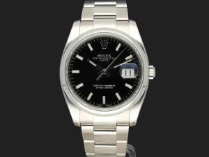 Rolex Date 34 Black Dial 115200