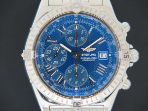 Breitling Crosswind Chronograph Blue Dial A13355