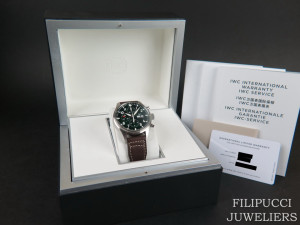 IWC Pilot's Watch Chronograph  Edition Racing Green Limited Edition NEW   