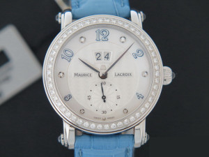 Maurice Lacroix Masterpiece Grand Guichet Dame MOP Diamond Dial MP6016 NEW