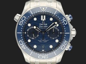 Omega Seamaster 300M Diver Co-Axial Master Chronometer Chronograph 210.30.44.51.03.001 NEW 