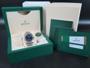 Rolex Oyster Perpetual Blue Dial 116000 