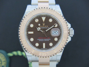 Rolex Yacht-Master Everosegold/Steel Chocolate Dial NEW 116622