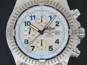 Breitling Super Avenger White Dial A13370