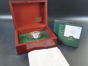 Rolex Daytona Yellow Gold White Dial 116518