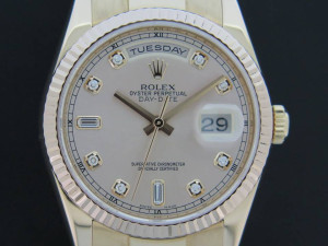Rolex Oyster Perpetual Day-Date Rose Gold Diamond Dial