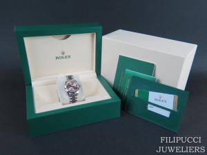 Rolex Datejust 178274  Rhodium Dial NEW