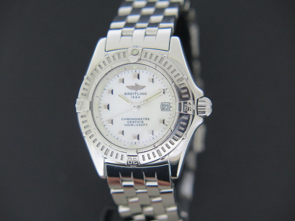 Breitling Callistino Mother of Pearl Dial A72345 Watches Filipucci Juweliers
