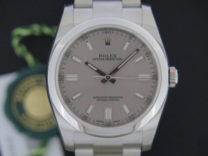 Rolex Oyster Perpetual Steel Dial NEW 
