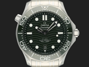 Omega Seamaster Diver 300M Co-Axial Master Chronometer Green Dial 210.30.42.20.10.001