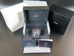 Tudor Black Bay Chrono Black Dial NEW 79360N